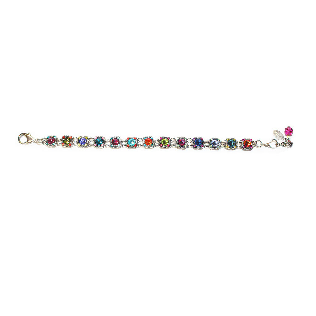 Multi Color Rainbow Thin Bracelet by Firefly Jewelry