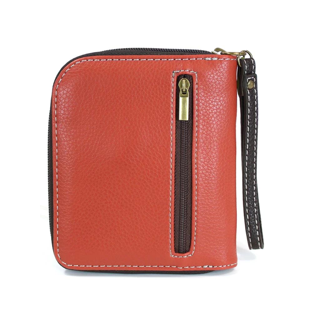 Bird Gen II Zip-Around Wallet in Brick Red