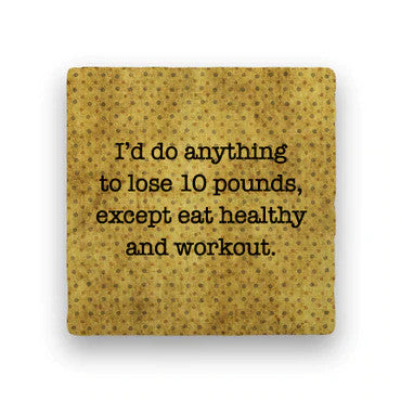 10 Pounds Coaster and Magnet