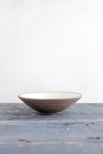 Love - Word Hand Painted Ceramic Pasta Bowl