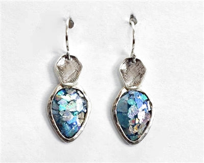 Pebbles Roman Glass Earrings