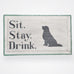 Sit Stay Drink (Golden) (B) Americana Art