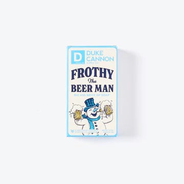 FROTHY THE BEER MAN BIG ASS BRICK OF SOAP BY DUKE CANNON