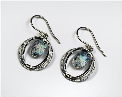 Float Roman Glass Earrings