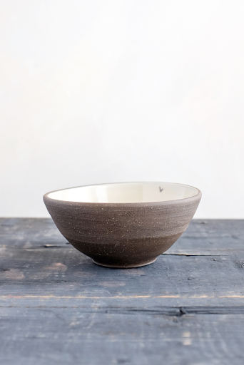 This Way Hand Painted Ceramic Small Bowl