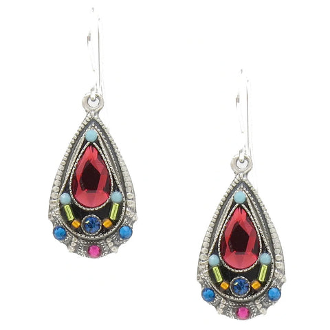 Multi Color Drop Earrings by Firefly Jewelry