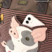 Pig Work Tote in Pink Stripe