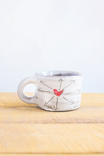 Love All Ways Hand Painted Ceramic Mini Mug