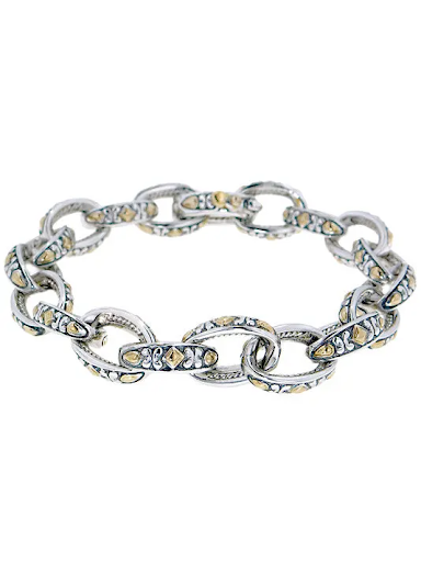 Plain Oval Link Bracelet by John Medeiros