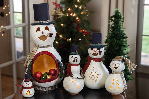Easton Snowman Gourd and Blizzard Snowman Gourd - Available in