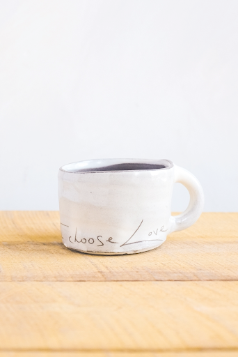 I Choose Hand Painted Ceramic Mini Mug