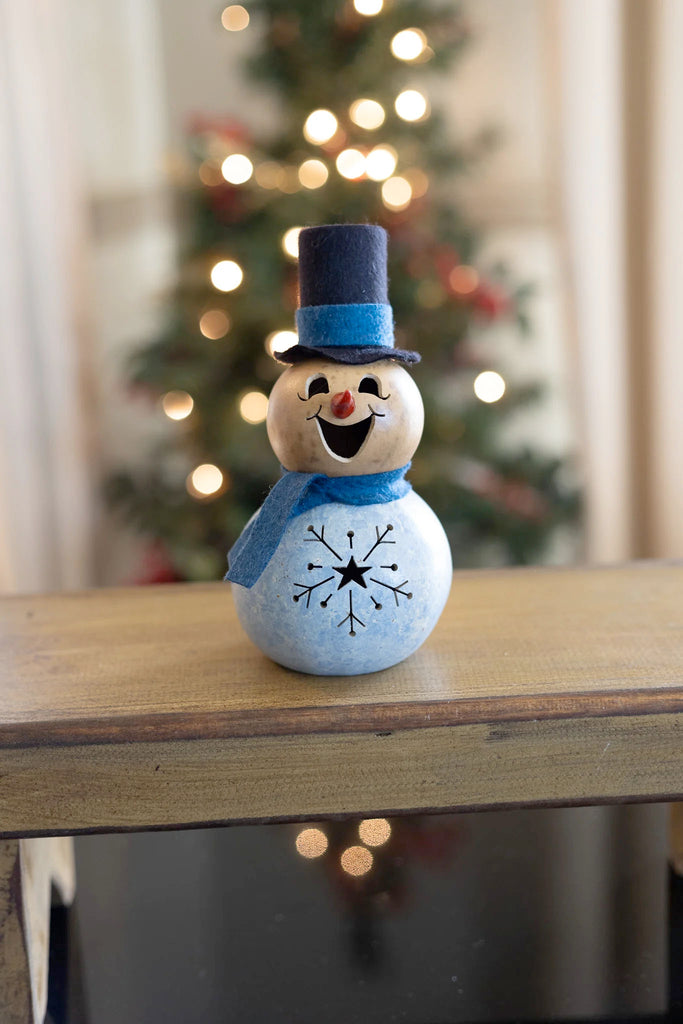 Paula Snowman Miniature Gourd