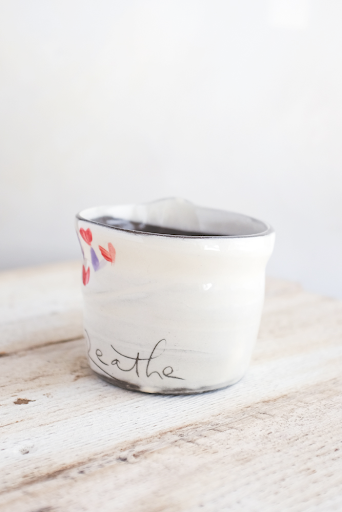 Love Tree Hand Painted Ceramic Mug