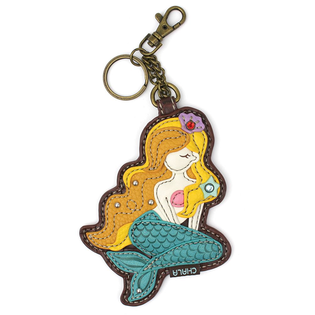 Mermaid A Coin Purse and Key Chain by Chala