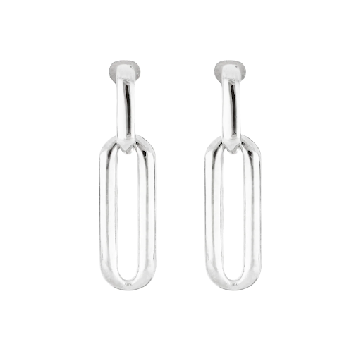 Diamante Large Link Post Earrings by John Medeiros