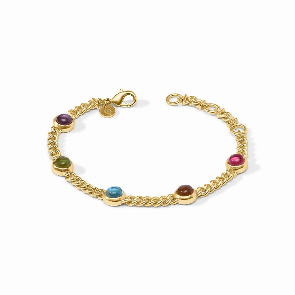 Dolce Delicate Bracelet in Iridescent Multi-Stone by Julie Vos