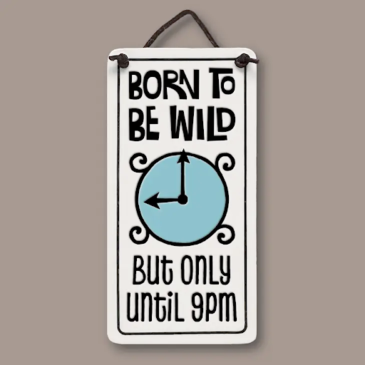 Born to be Wild Charmer Ceramic Tile