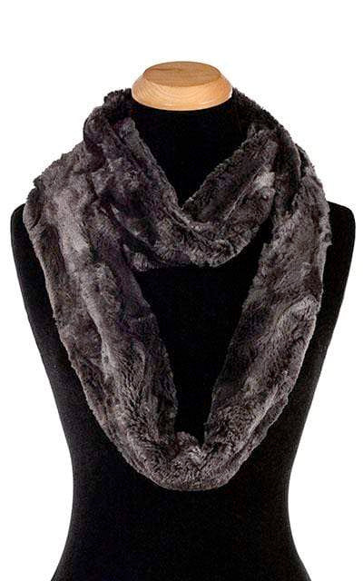Espresso Bean Luxury Faux Fur Infinity Scarf