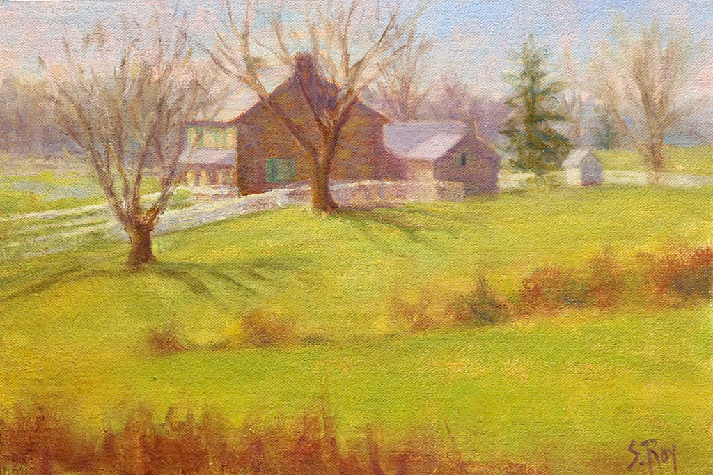 Rose Farm, Gettysburg Springtime by Simonne Roy