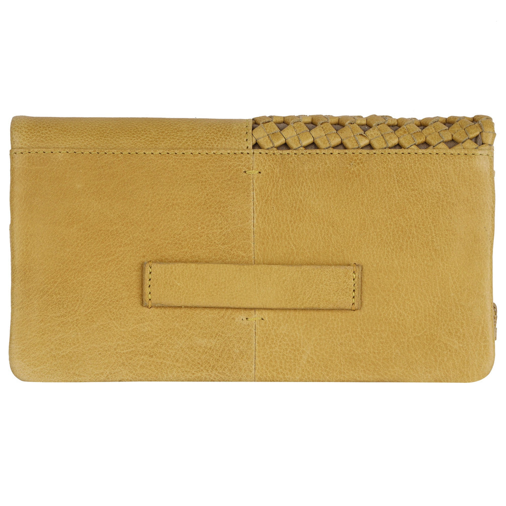 Whitney Leather Wallet in Charcoal