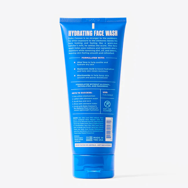 HYDRATING FACE WASH by DUKE CANNON