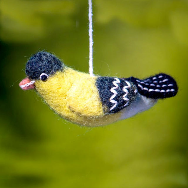 Goldfinch Wool Ornament