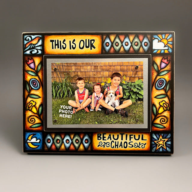 Beautiful Chaos Large Wood Frame