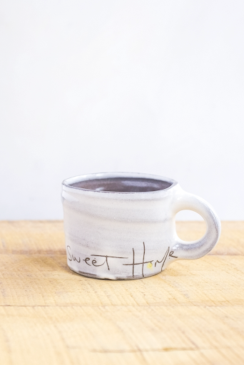 Home Sweet Home Hand Painted Ceramic Mini Mug