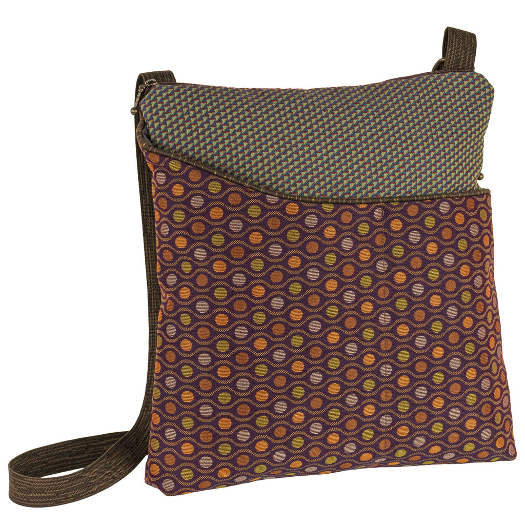 Maruca Cafe Sling Handbag in Peacock Wine