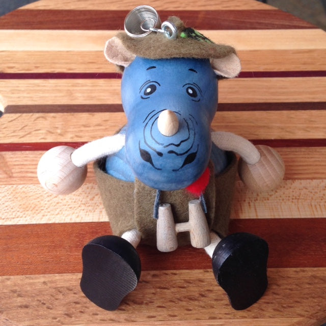 Safari Rhino Handcrafted Wooden Jumpie