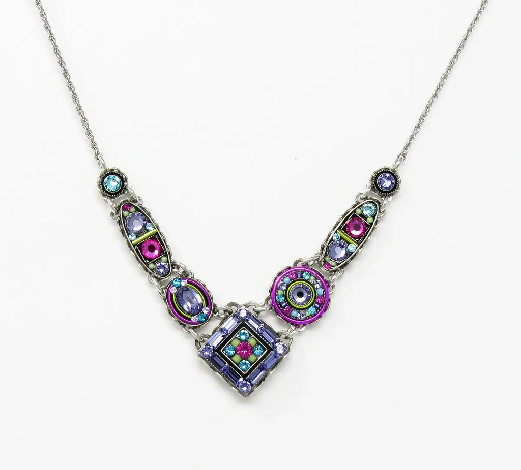 Tanzanite La Dolce Vita Small V Necklace by Firefly Jewelry