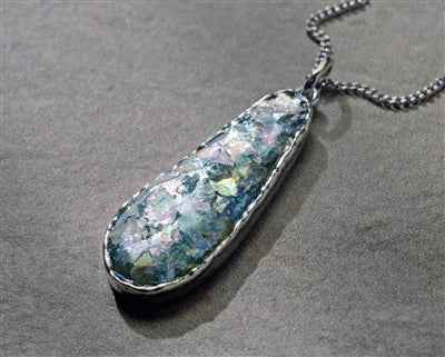 Free-Form Roman Glass Necklace
