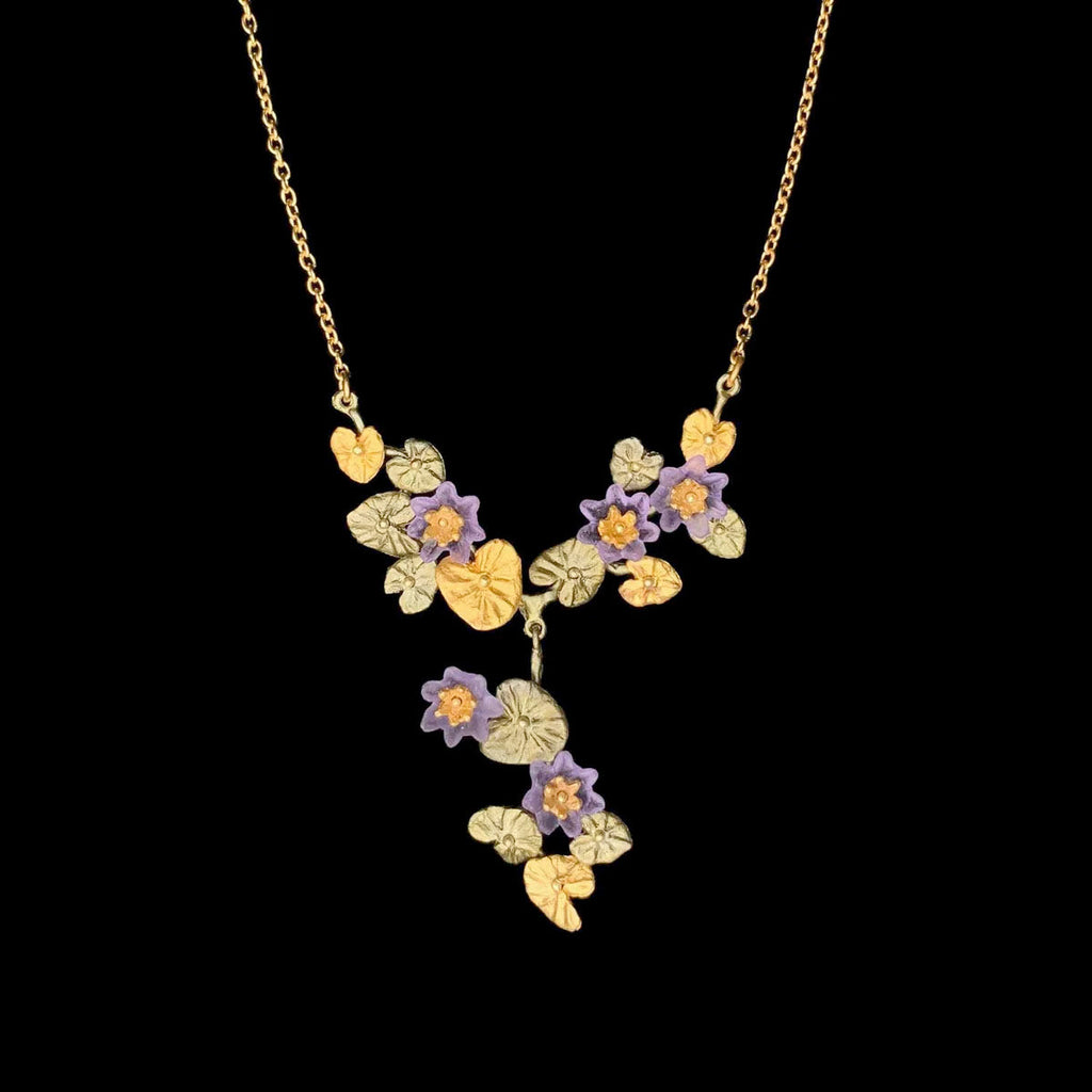 Giverny 16 Inch Bronze Adjustable Necklace by Michael Michaud
