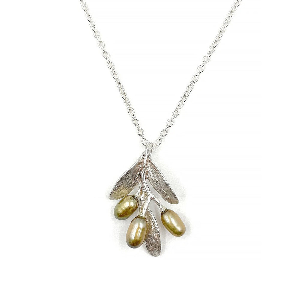 Olive 16 Inch Adjustable Pendant Necklace by Michael Michaud