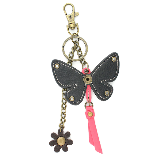 Butterfly Mini Key Chain in Yellow