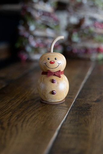 Gingerbread Man Andy Gourd Tiny