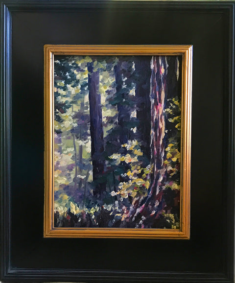 California Redwoods Painting by Karl Leitzel