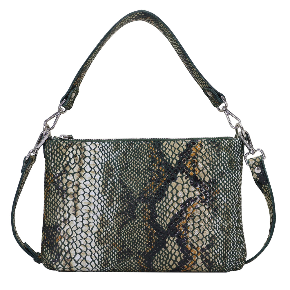 Stevie Leather Crossbody in Desert Trail