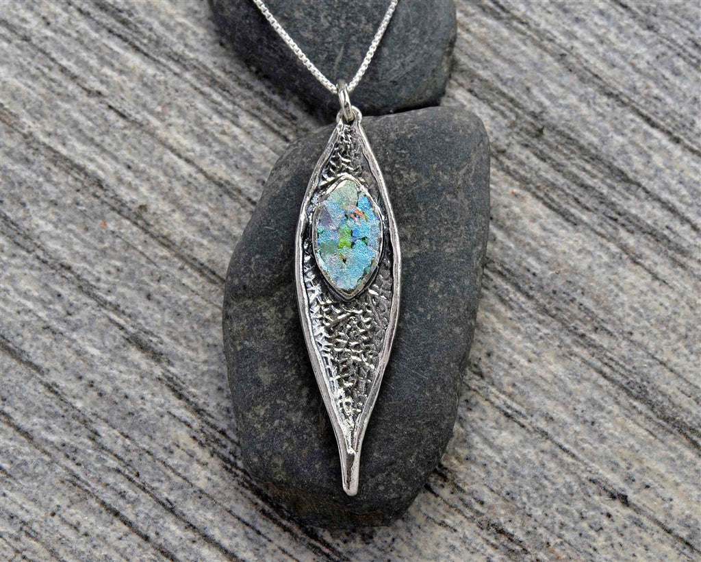 Decima Roman Glass Necklace