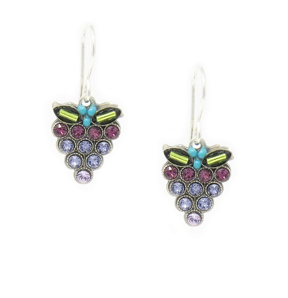 Amethyst Vino Earrings by Firefly Jewelry