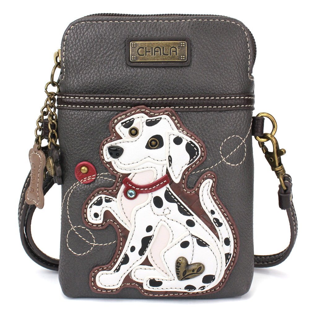 Dalmatian Cellphone Crossbody in Ink by Chala