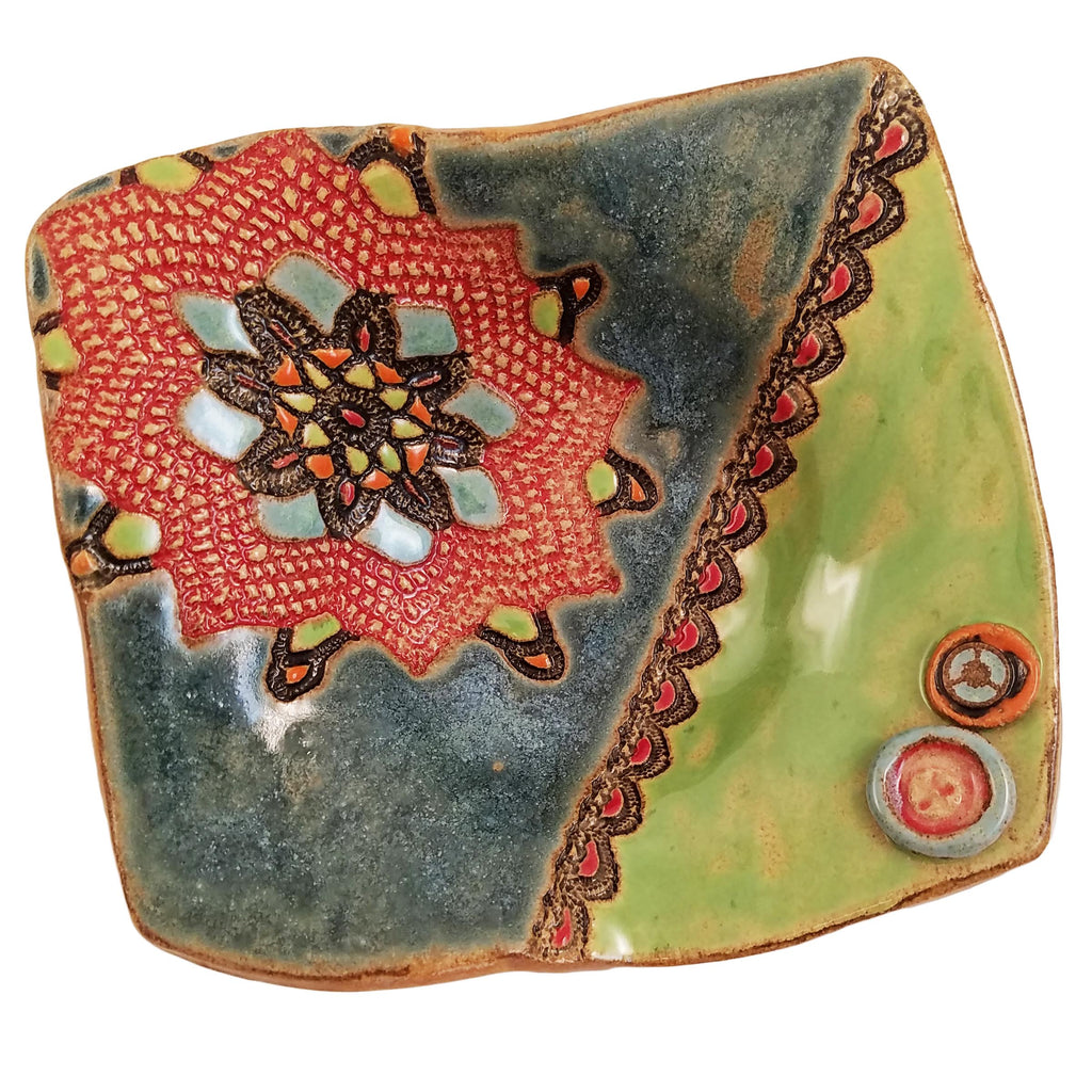 Little Luxury Ceramic Wall Art by Laurie Pollpeter