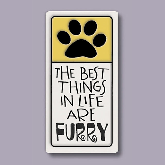 Furry Ceramic Magnet