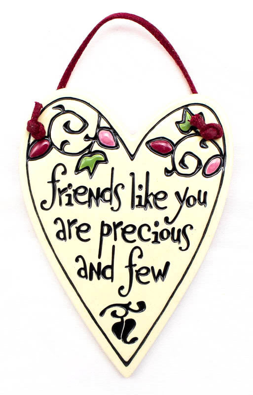 Precious And Few Charmer Heart Shaped Ceramic Tile