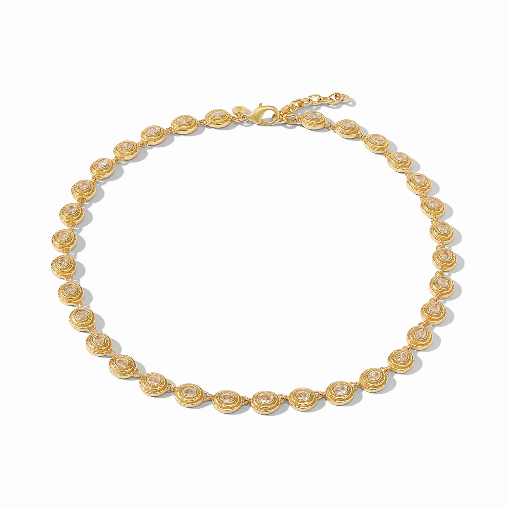 Tudor Tennis Necklace in Cubic Zirconia by Julie Vos
