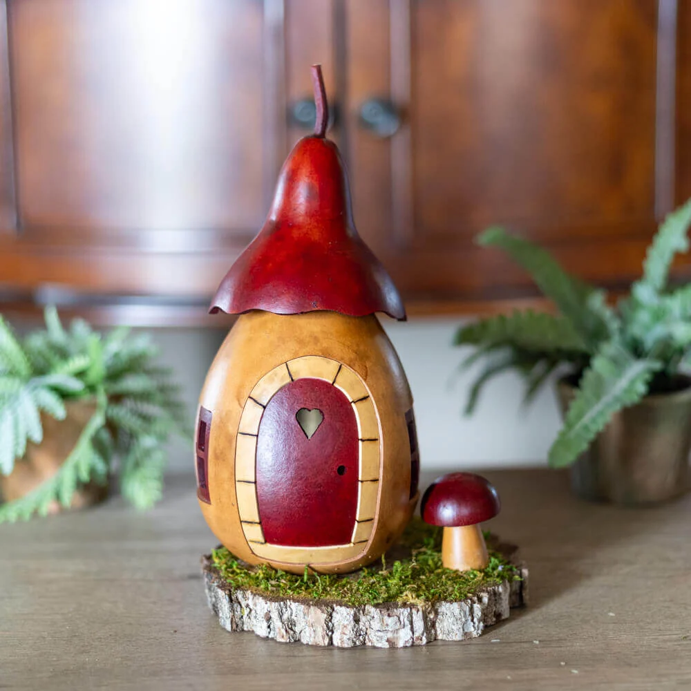 Fairy House Cottage Gourd