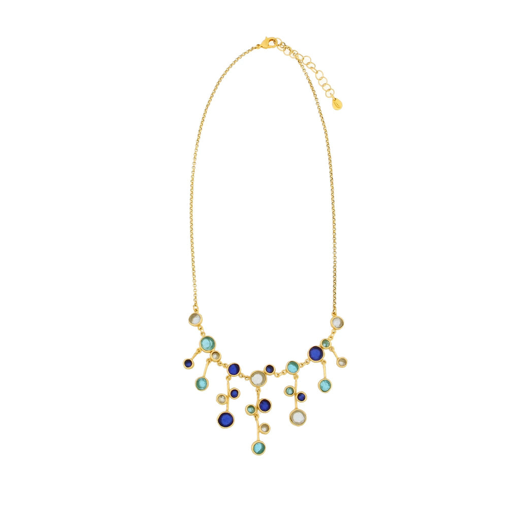 Raindrop 16 Inch Adjustable Statement Necklace by Michael Michaud