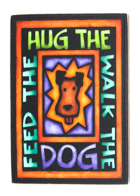 Dog Wood Art
