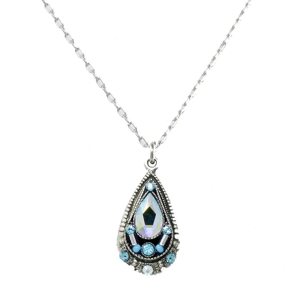 Ice Simple Drop Pendant Necklace by Firefly Jewelry