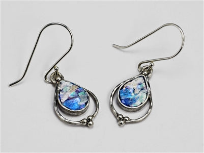 Glistening Roman Glass Earrings